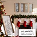 Thumbnail 1 de 3D Wooden Floral Wall Art Set of 4 🖼️