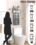 Thumbnail 1 de Aetyord 31-inch wall towel rack with shelf 🧺