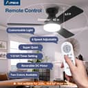 Thumbnail 1 de Amico 42-inch Low Profile Ceiling Fan with Light 💡🪟