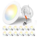 Thumbnail principal de Amico 5/6 Inch Recessed LED Lights, 12 Pack ⚡