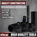 Thumbnail 2 de AMM 3/8" Drive Impact Socket Set, 48-Piece 🧰