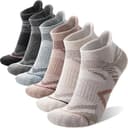 Thumbnail 1 de ANTSANG Merino Wool Ankle Hiking Socks, 6 Pairs 🧦