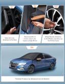 Thumbnail 6 de AstroAI Car Windshield Snow Cover with 2 Mirrors 🚗