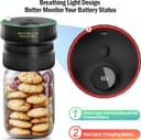 Thumbnail 3 de Attikbiz 2026 Mason Jar Vacuum Sealer 🫙