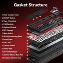 Thumbnail 5 de AULA F106 PRO Mechanical Keyboard with Knob 🎧