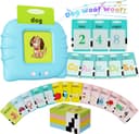 Thumbnail principal de Aullsaty Toddler Talking Flash Cards 248 📚