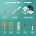 Thumbnail 2 de Ausacce Electric Chainsaw Sharpener Kit 9 files 🔧