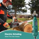 Thumbnail 5 de Ausacce Electric Chainsaw Sharpener Kit 9 files 🔧