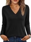 Thumbnail 1 de AUTOMET Long Sleeve V-Neck Casual Top 👚