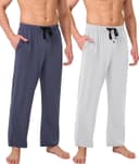 Thumbnail principal de BAMBOO COOL Men's Pajama Pants soft lounge with pockets 🛌