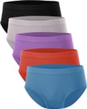 Thumbnail 2 de BAMBOO COOL Womens Bamboo Briefs 5-Pack 👙