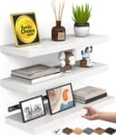 Thumbnail principal de BAYKA White Floating Shelves Set of 3 ⌚
