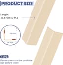 Thumbnail 4 de Beige Wall Corner Protectors - Self-Adhesive Guards 35.4"x1.18" 📐