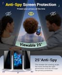 Thumbnail 2 de BERFY Samsung Galaxy Z Fold 7 privacy case with 2 kickstands ⌚