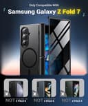Thumbnail 7 de BERFY Samsung Galaxy Z Fold 7 privacy case with 2 kickstands ⌚
