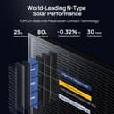 Thumbnail 1 de BougeRV N-Type 100W 12V Bifacial Solar Panel for RVs 🚐
