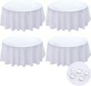 Thumbnail principal de BYDOLL Table Cloth Round 48-Inch Waterproof Polyester Tablecloth 🧵