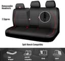 Thumbnail 2 de CAR PASS Leather Back Seat Cover waterproof bench 95% 🚗