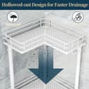 Thumbnail 4 de Consumest Corner Shower Caddy 4-Tier shower organizer 🛁