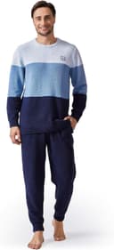 Thumbnail 5 de DAVID ARCHY Men's Fleece Pajama Set with Pockets 🎽