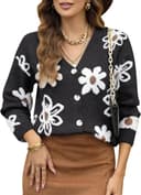 Thumbnail 6 de Dokotoo Cardigan Sweaters V‑Neck Floral Button‑Down 🧥