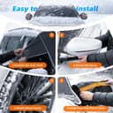 Thumbnail 6 de DooGooCoo 700D Windshield Snow Cover for Cars 🚗