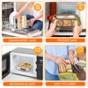 Thumbnail 4 de EASYFUN Bento Box Adult 4-Compartment Lunch Box 🍱