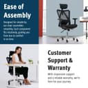 Thumbnail 3 de Ergonomic Office Chair Adjustable High-Back Recliner 🪑