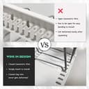 Thumbnail 2 de EVERIE Bakeware Organizer Rack, 7.7" Deep ⌚