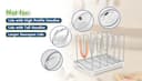 Thumbnail 4 de EVERIE Bakeware Organizer Rack, 7.7" Deep ⌚