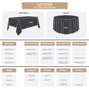 Thumbnail 4 de Fitable 70x120 Inch Rectangular Tablecloth Pack 🧺