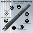 Thumbnail 3 de FUKKUDA Electric Candle Lighter with Safety Switch – USB Rechargeable, Windproof, Flameless ⚡