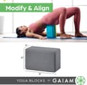 Thumbnail 6 de Gaiam Yoga Block supportive foam block 🧘