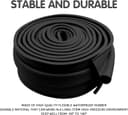 Thumbnail 2 de Garage Door Seals Bottom Rubber 10 ft 🏠