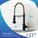 Thumbnail 1 de GIMILI Single-Hole Kitchen Faucet with Pull-Down Spray 🚰