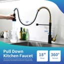 Thumbnail 4 de GIMILI Single-Hole Kitchen Faucet with Pull-Down Spray 🚰