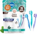 Thumbnail principal de GuruNanda Ready-to-Go Disposable Mini Travel Toothbrushes 70 ct 🪥