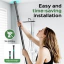 Thumbnail 4 de HAMITOR Shower Caddy Tension Pole 47–121" 🚿