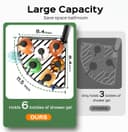 Thumbnail 6 de HAMITOR Shower Caddy Tension Pole 47–121" 🚿