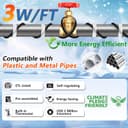 Thumbnail 1 de HEATIT JHSF 120ft self-regulating pipe heat tape 🔧