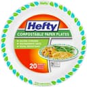 Thumbnail principal de Hefty Compostable 10" Plate 20ct 🍽️