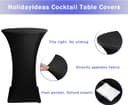 Thumbnail 2 de HolidayIdeas Cocktail Table Covers 30"-32" Diameter x 43" Height ⌚