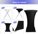 Thumbnail 4 de HolidayIdeas Cocktail Table Covers 30"-32" Diameter x 43" Height ⌚