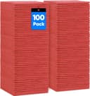 Thumbnail principal de HOMEXCEL Red Shop Towels 100 Pack, 11.5×11.5 in 🧻