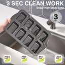 Thumbnail 6 de HONGBAKE 8-Cavity Mini Loaf Pan set 🍞