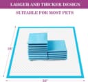 Thumbnail 6 de IMMCUTE Large Dog Pee Pads 28"x30" 50-count 🐶