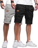 Thumbnail 3 de JMIERR Cotton Drawstring Shorts for Men 🩳