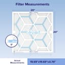 Thumbnail 1 de LEVOIT 20x20x1 MERV 11 Air Filter, 2 Pack 🏠