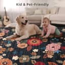 Thumbnail 3 de Machine Washable Runner Rug 2'x6' Floral Runner 🧶