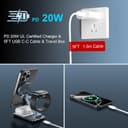 Thumbnail 4 de Magnetic Foldable 3-in-1 Wireless Charger 20W 📱